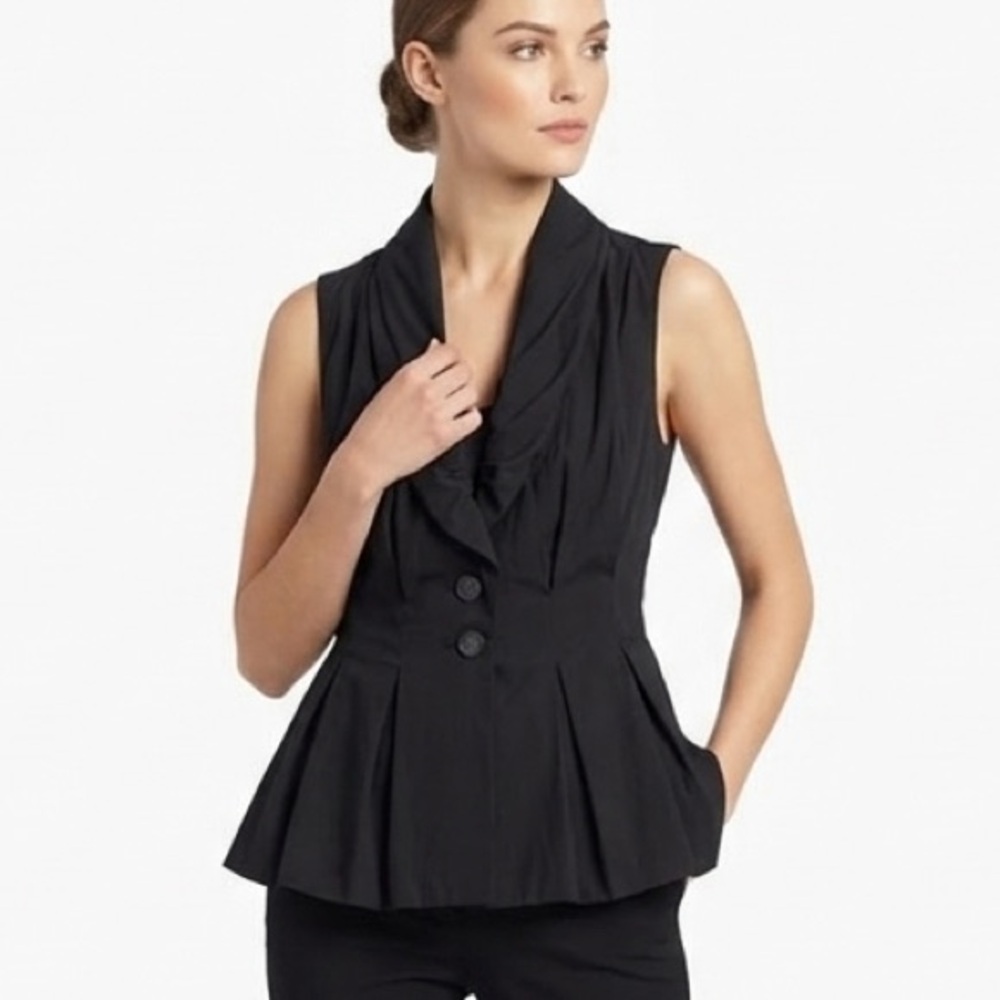 All Saints black vest